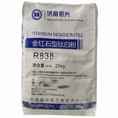 Diossido di titanio R838 per rivestimenti a base d'acqua